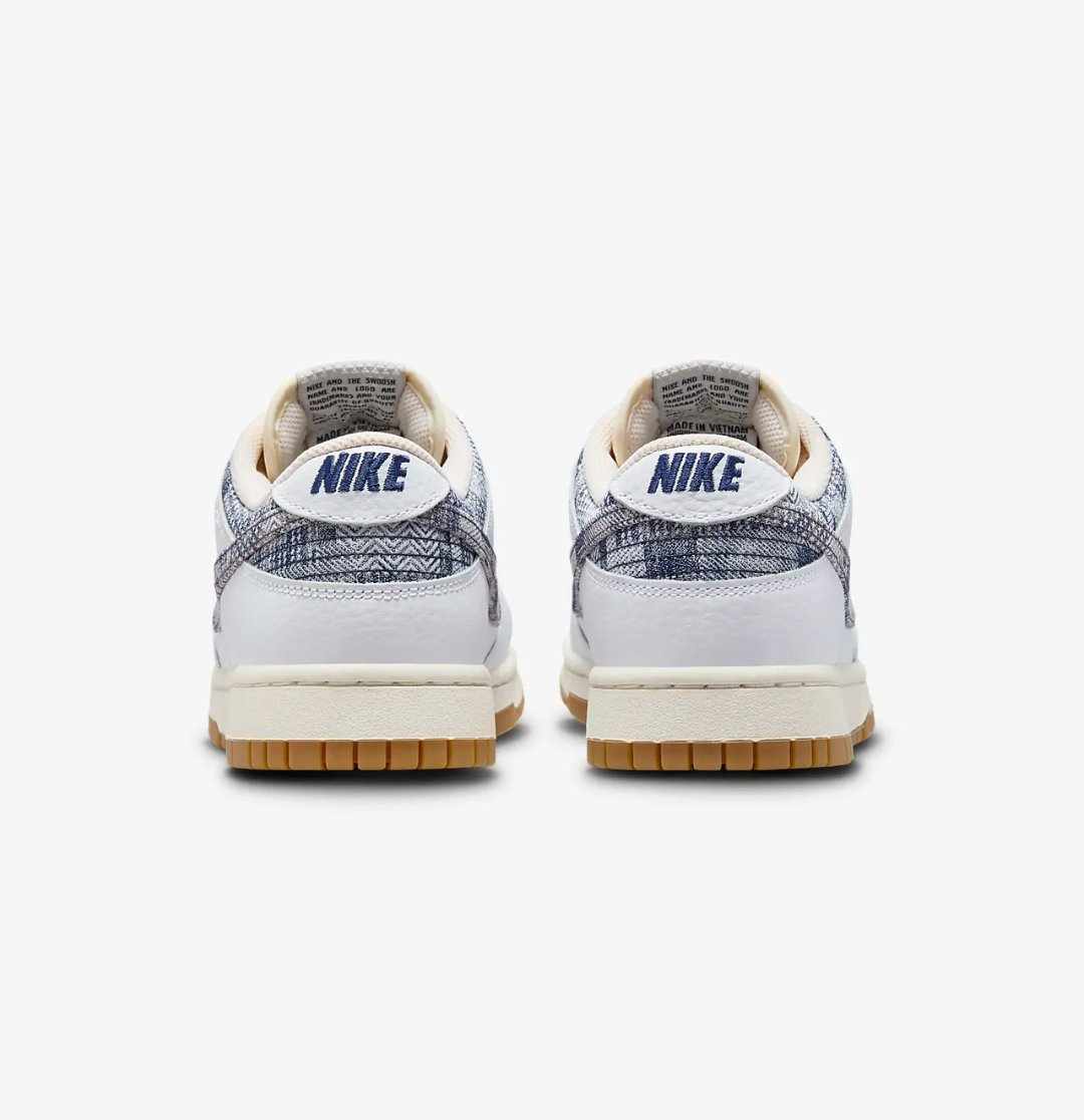 Nike Dunk Low Washed Denim Shoes