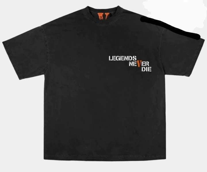 Juice wrld x vlone 999 T-shirt Black