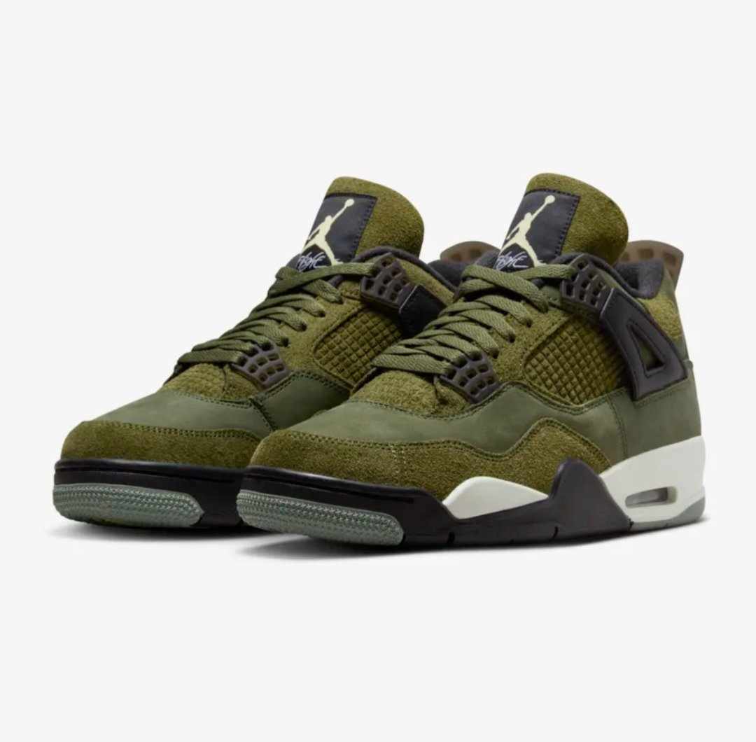 Jordan 4 craft "olive"