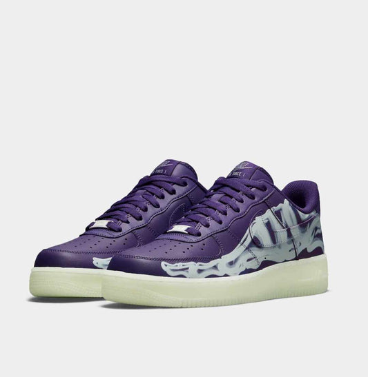 Nike Air Force 1 Purple Skeleton